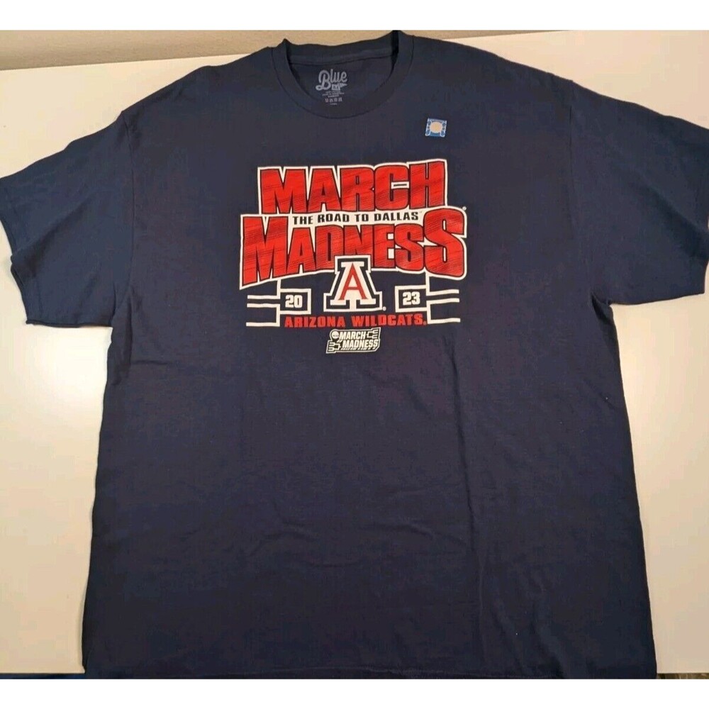Blue 84 Navy Arizona Wildcats 2023 NCAA Women's Tournament March Madness SZ XXL